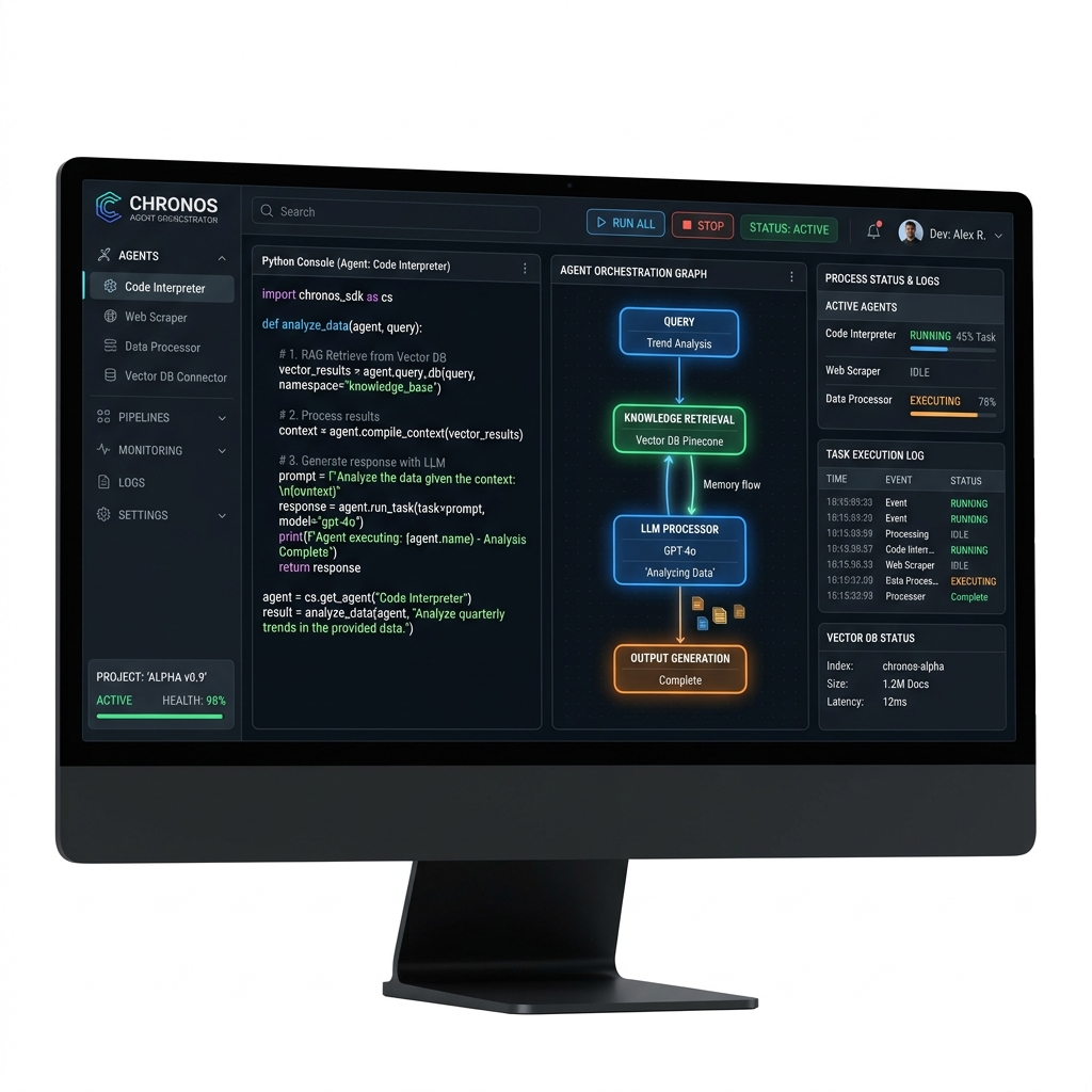 AI Agent Hub terminal preview