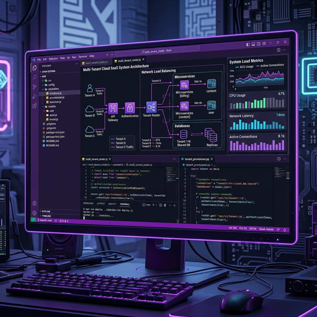Multi-tenant cloud architecture IDE preview
